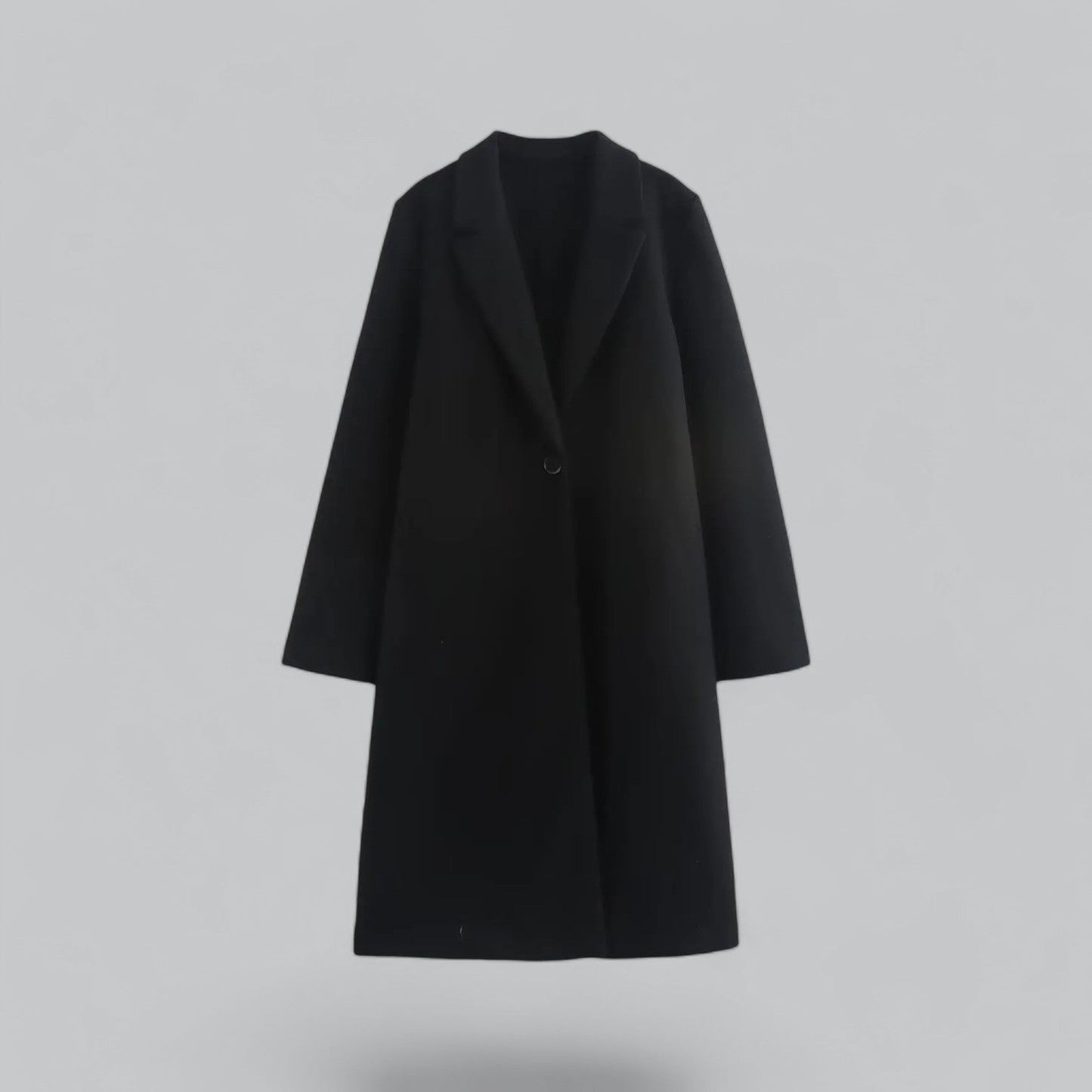 Elena | Stijlvolle faux suede lange winterjas