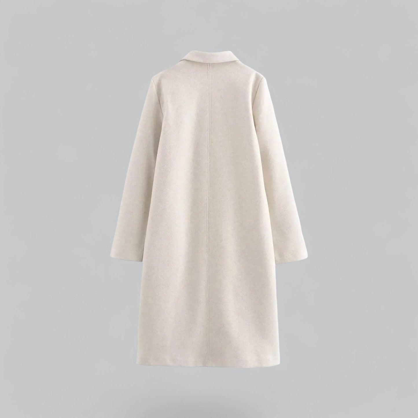 Elena | Stijlvolle faux suede lange winterjas