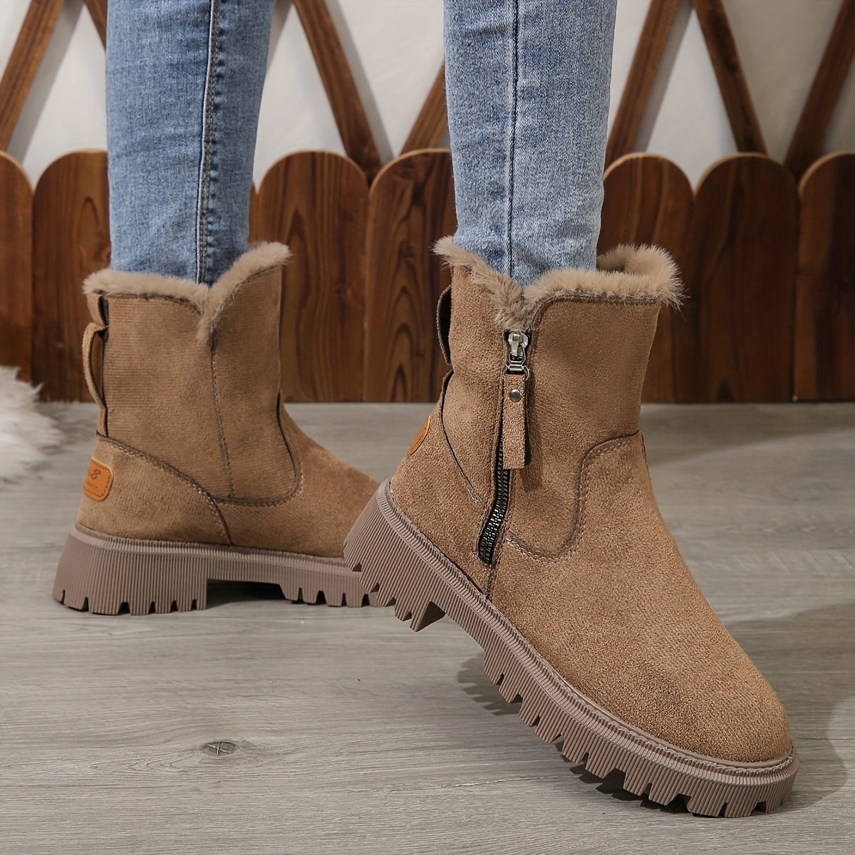 Lotte | Pluche gevoerde dames snowboots