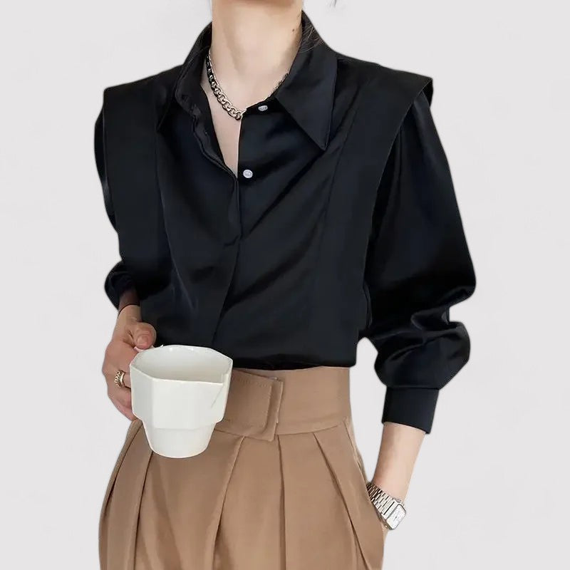 Lara | Elegante blouse met lange mouwen