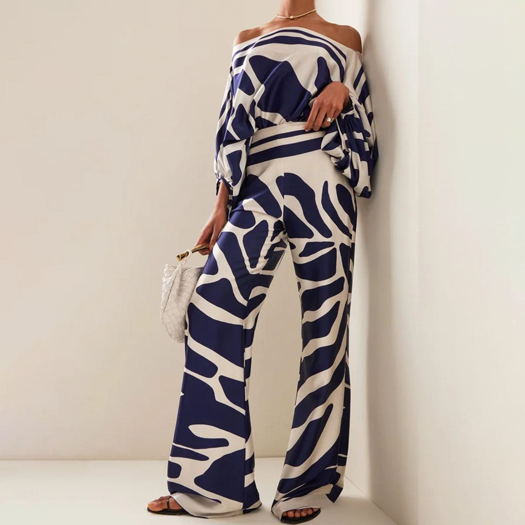 Stijlvolle Satijnen Dames Set - Olivia