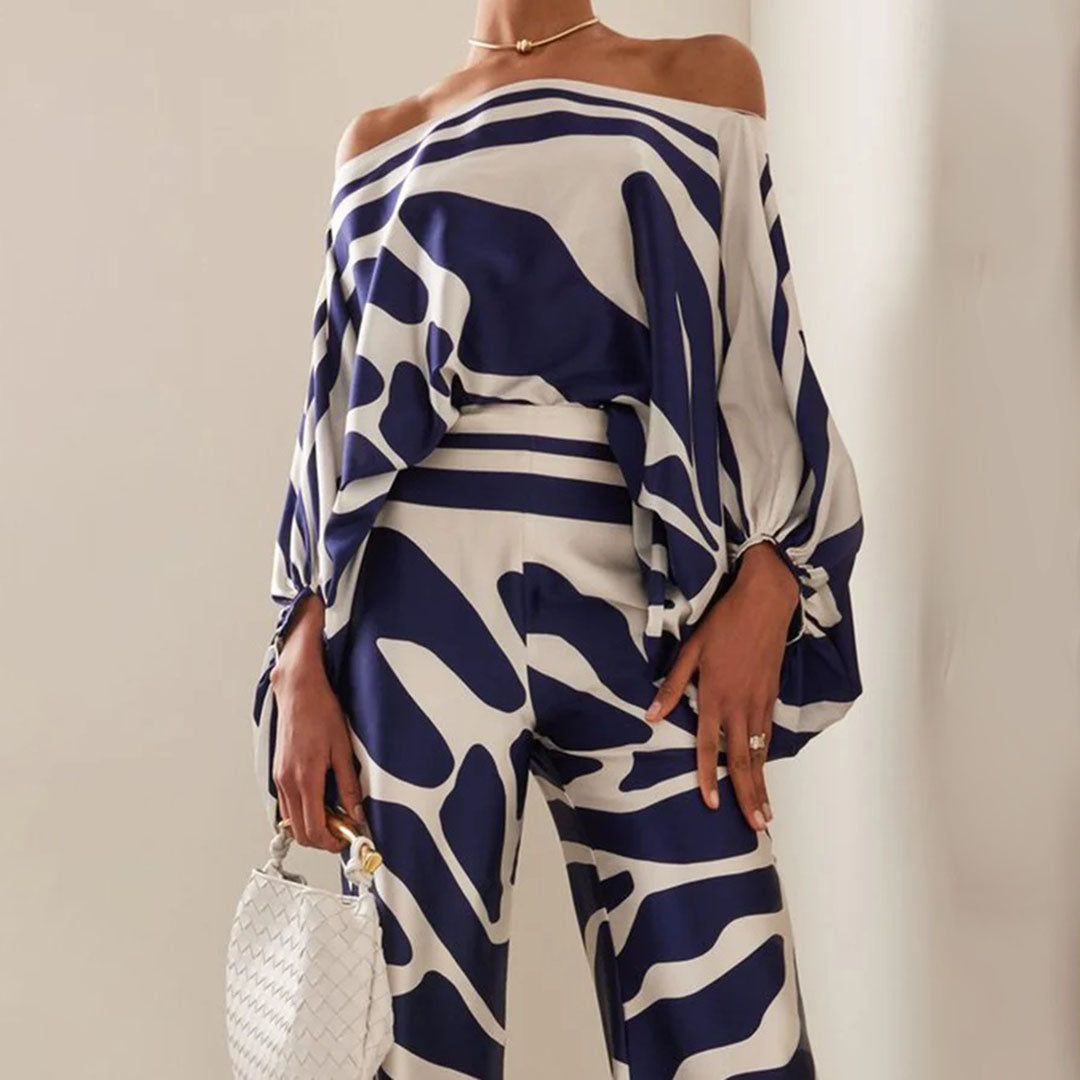 Stijlvolle Satijnen Dames Set - Olivia