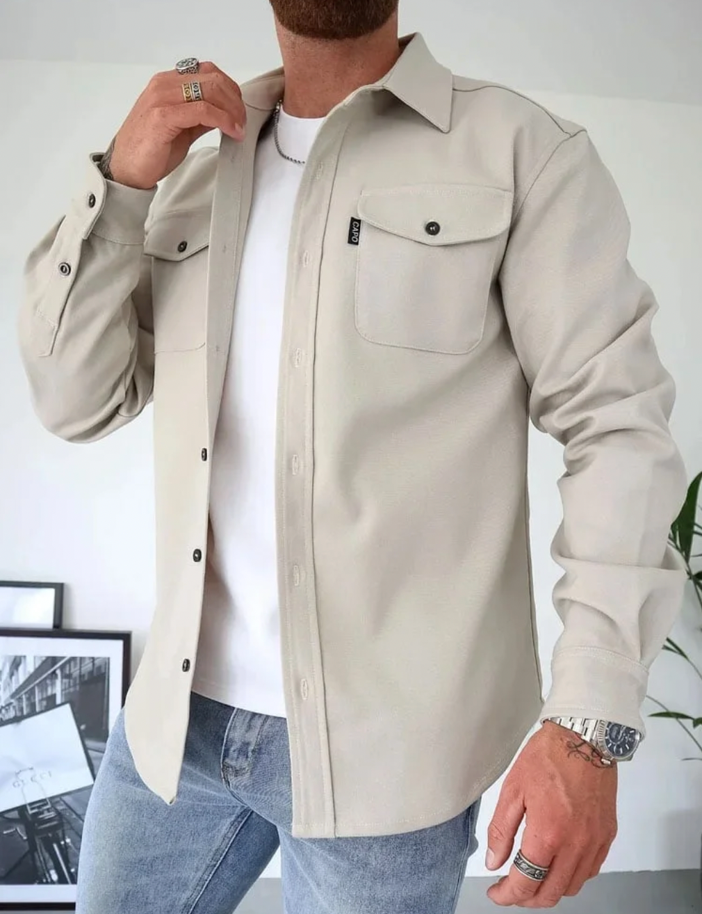 Stijlvol Herenoverhemd - Modern Design
