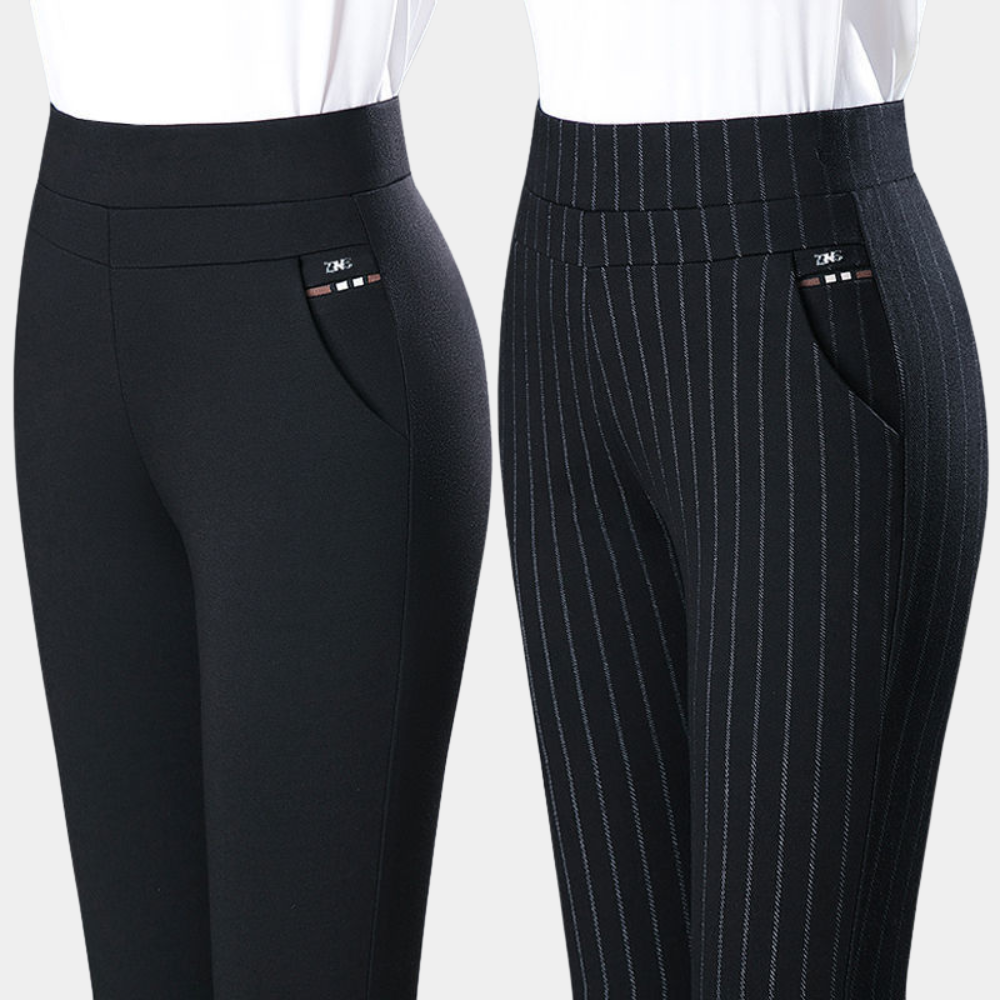 Lara | Zomerse Hoge Taille Stretch Broek