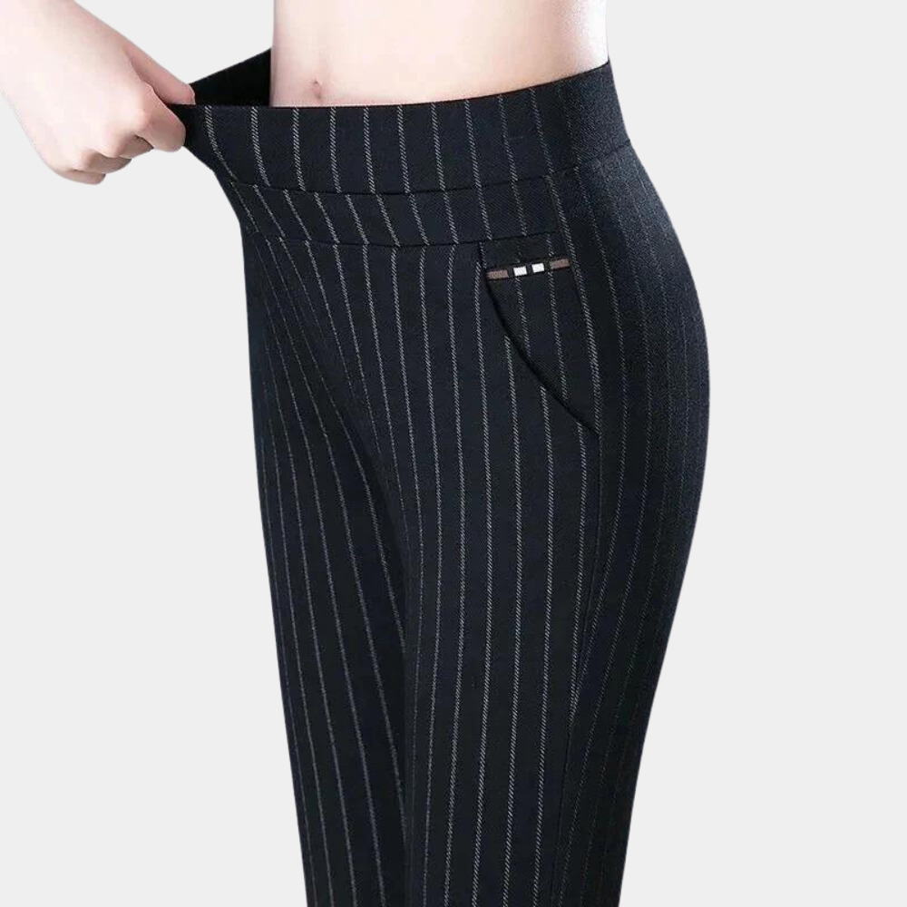 Lara | Zomerse Hoge Taille Stretch Broek