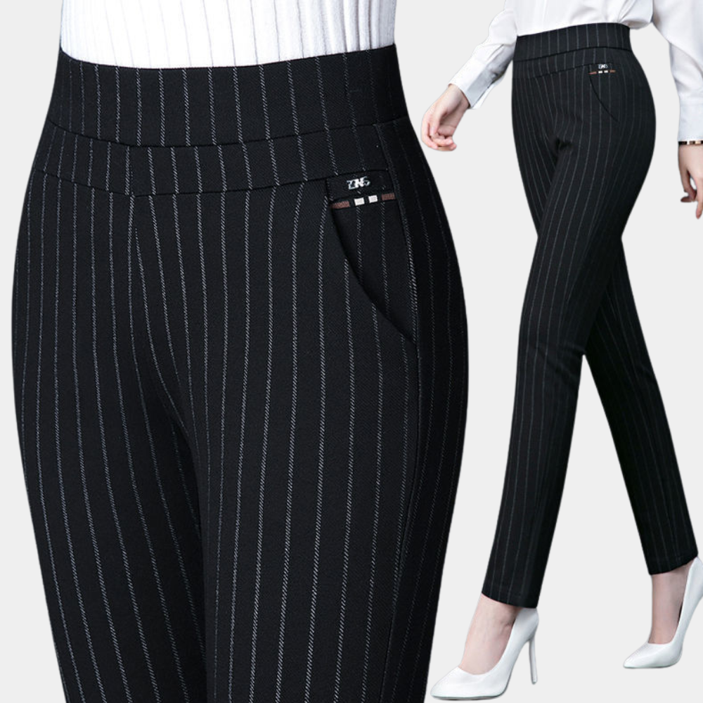 Lara | Zomerse Hoge Taille Stretch Broek