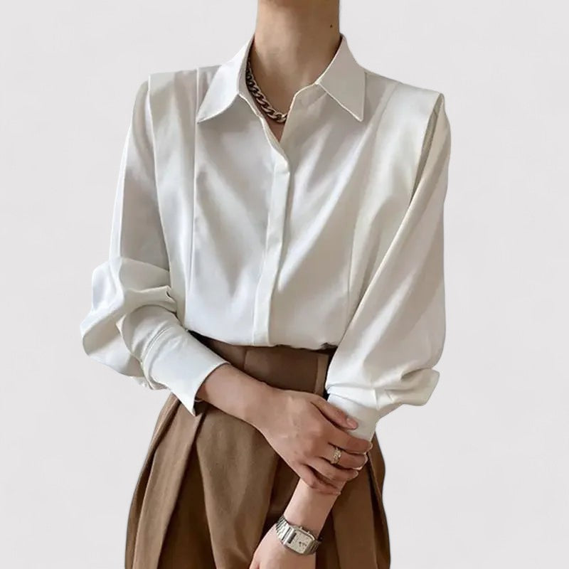 Lara | Elegante blouse met lange mouwen