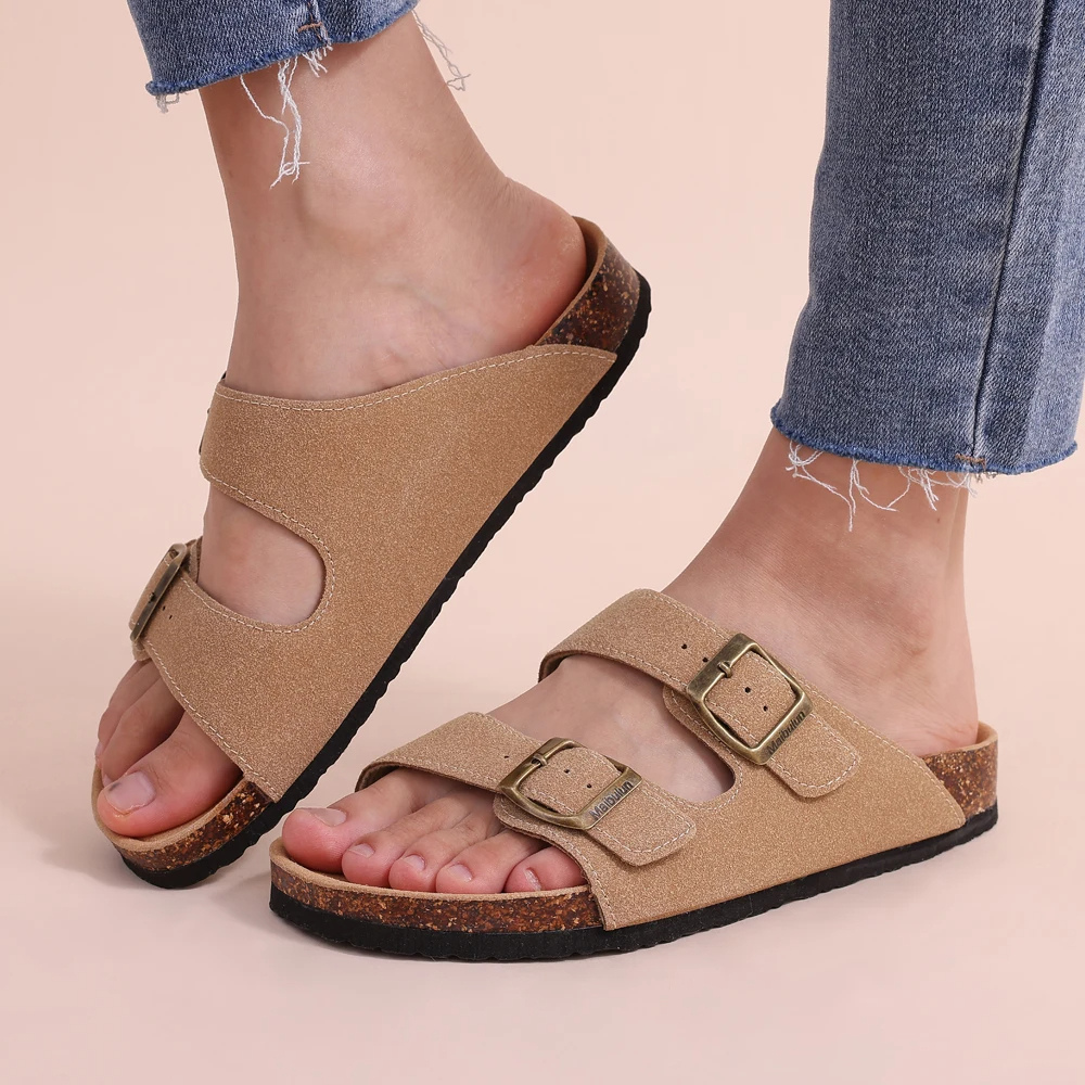 Faye | Stijlvolle Sandalen met Kurkvoetbed