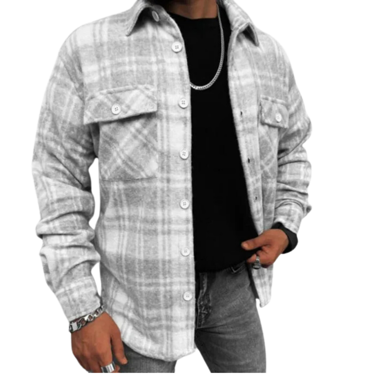 Tim | Stijlvol Casual Geruit Overshirt