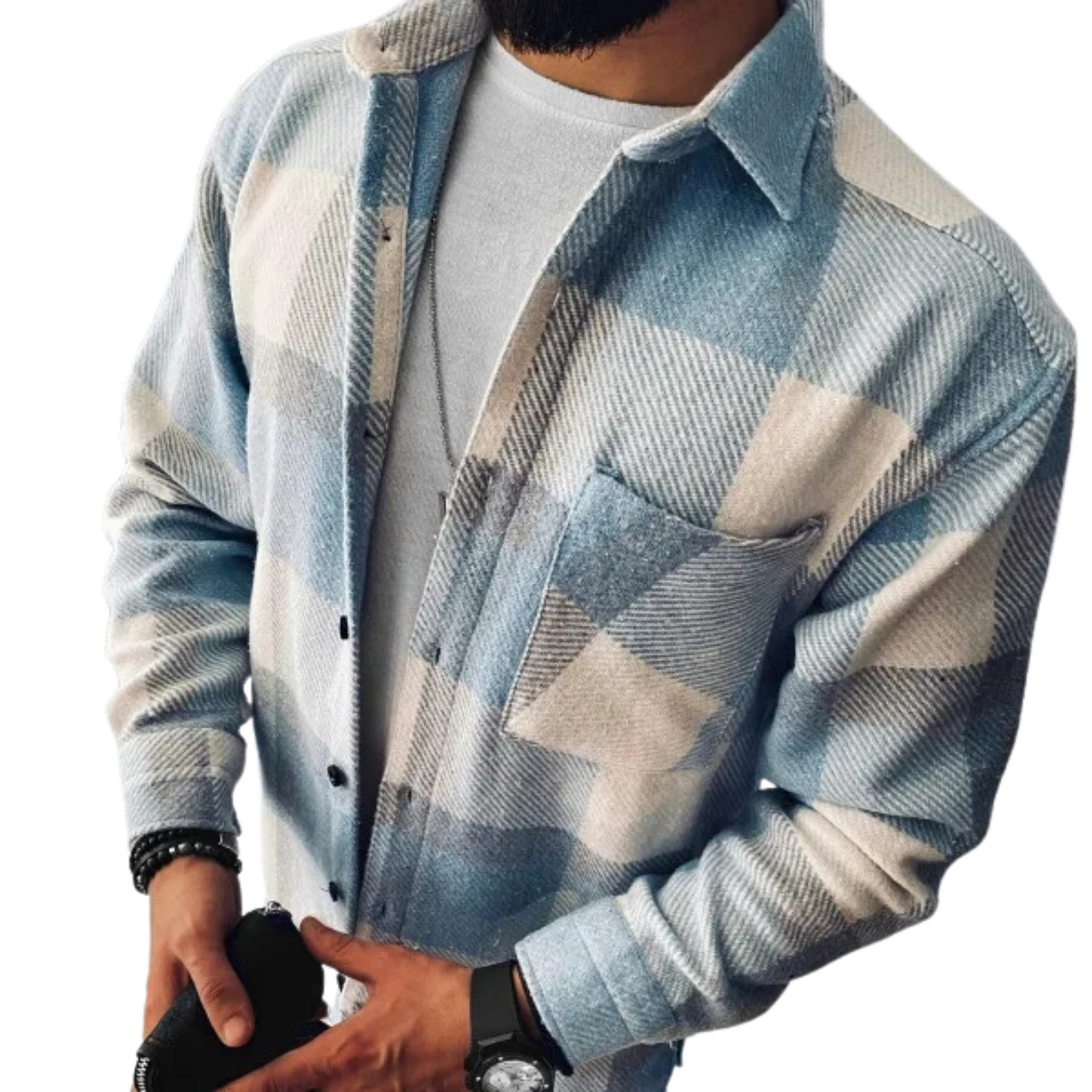 Tim | Stijlvol Casual Geruit Overshirt