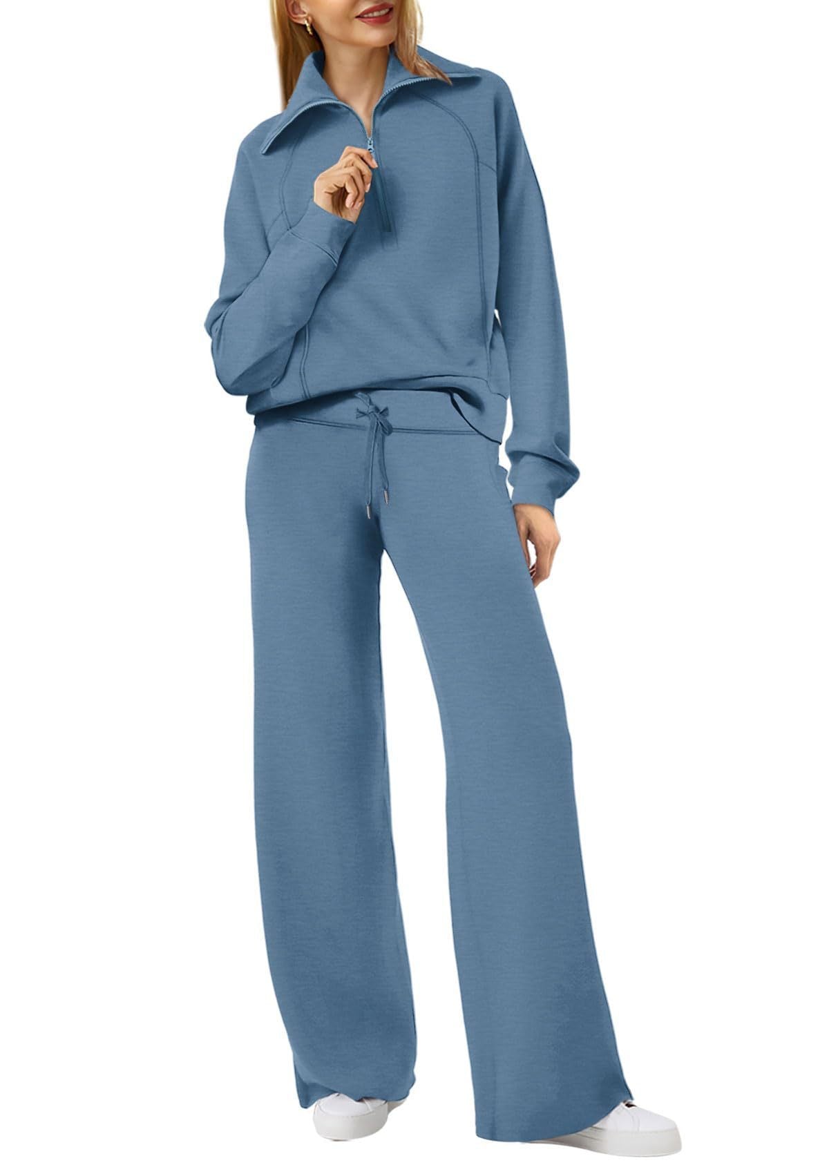 Sarah | Stijlvolle Zip- en Relax-Set met Lange Mouwen