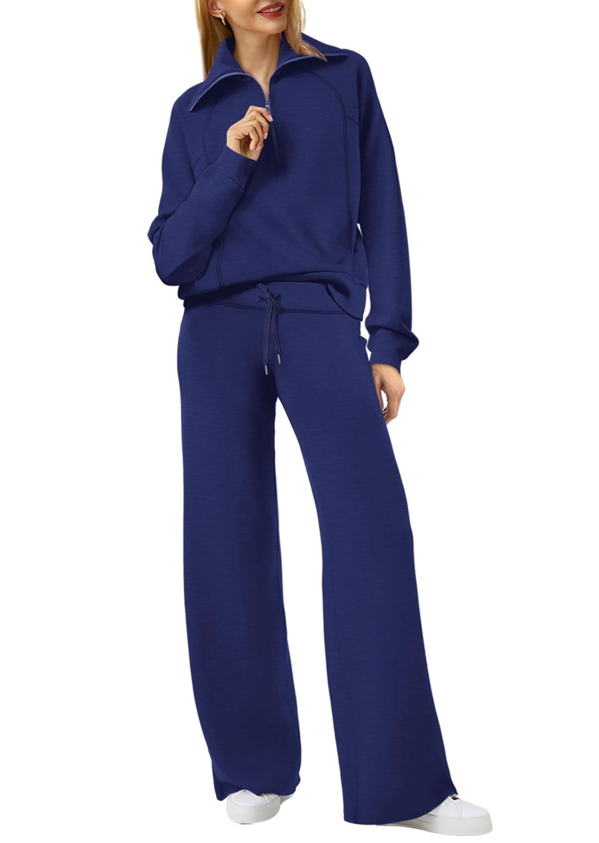 Sarah | Stijlvolle Zip- en Relax-Set met Lange Mouwen
