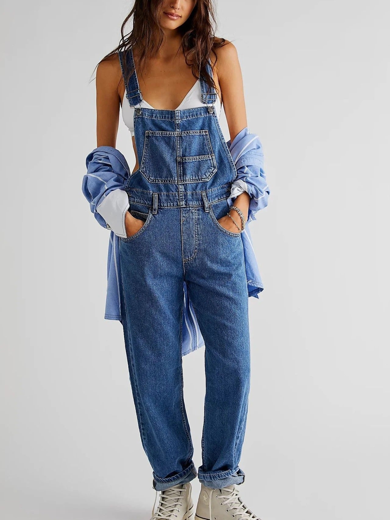 Stijlvolle Denim Tuinbroek voor Dames - Fien
