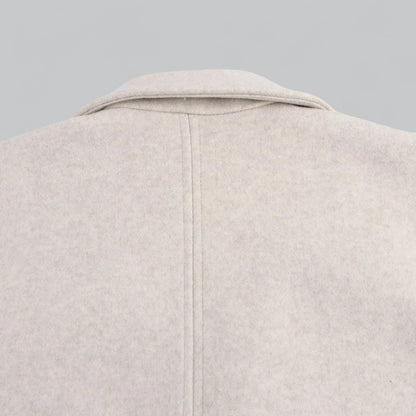 Elena | Stijlvolle faux suede lange winterjas