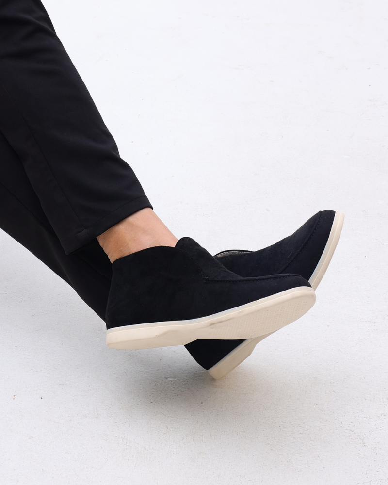 Stijlvolle Sofie | Suède Mocassins