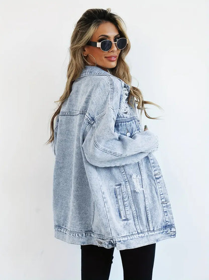 Emma | Stijlvol Oversized Spijkerjack