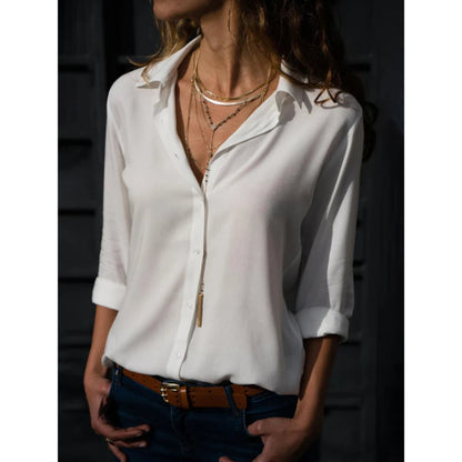 Flora | Stijlvolle Dames Blouse met Lange Mouwen