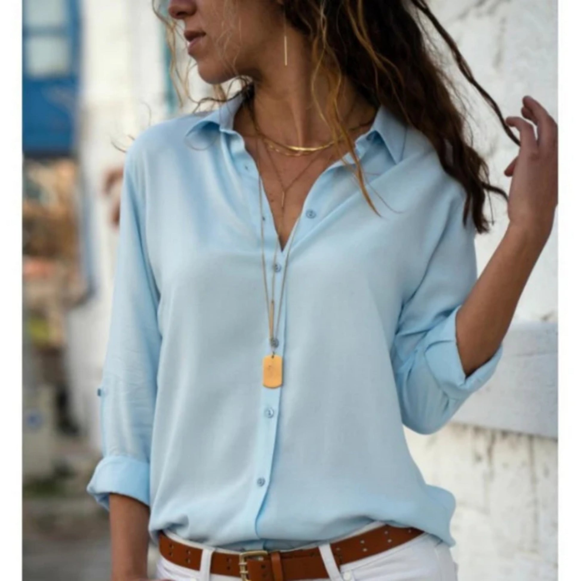 Flora | Stijlvolle Dames Blouse met Lange Mouwen