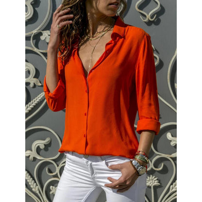 Flora | Stijlvolle Dames Blouse met Lange Mouwen