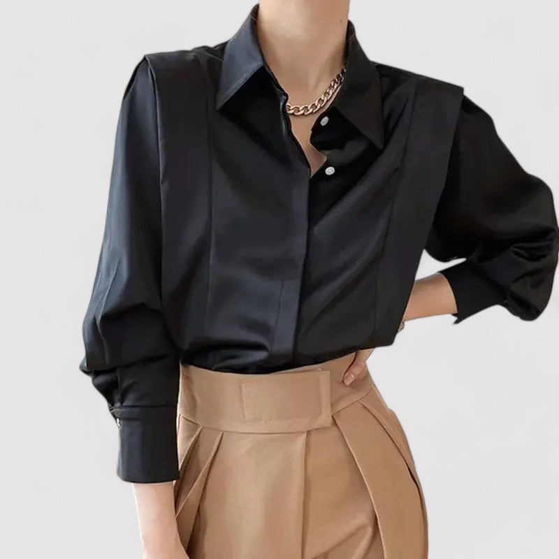 Lara | Elegante blouse met lange mouwen