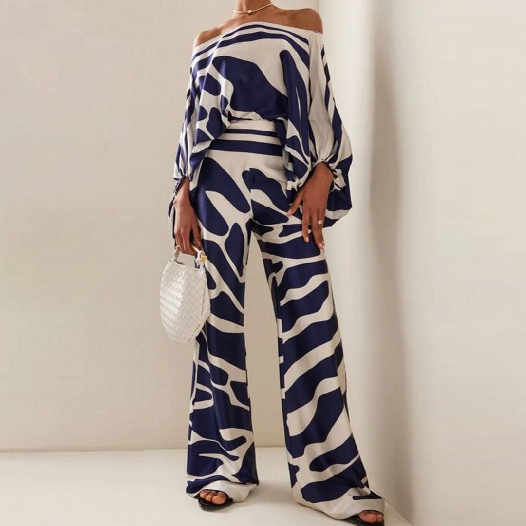 Stijlvolle Satijnen Dames Set - Olivia