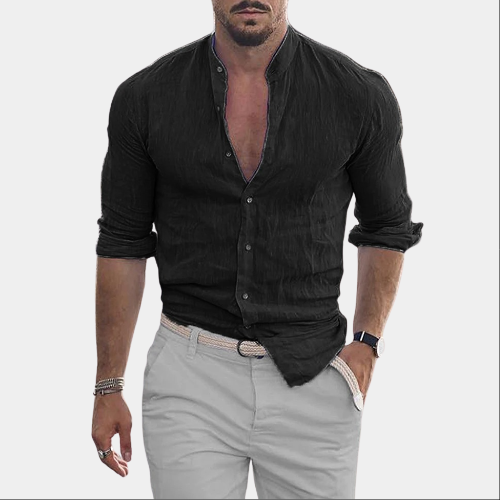 Stijlvol Casual Herenoverhemd - Jasper
