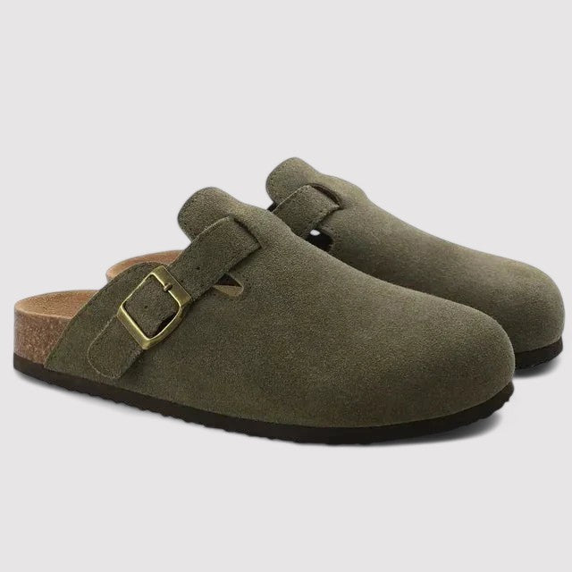 Suede dames Instappers