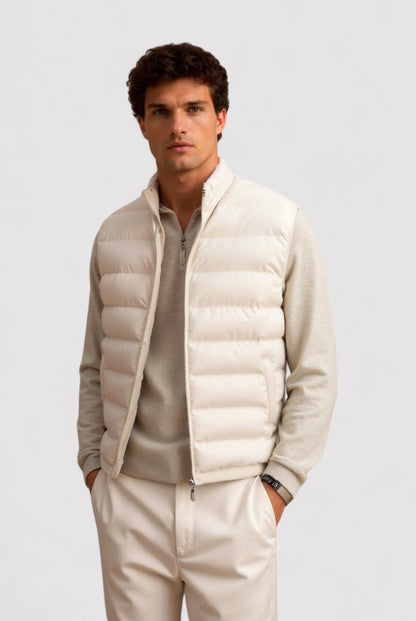 Hugo | Heren high business bodywarmer met opstaande kraag
