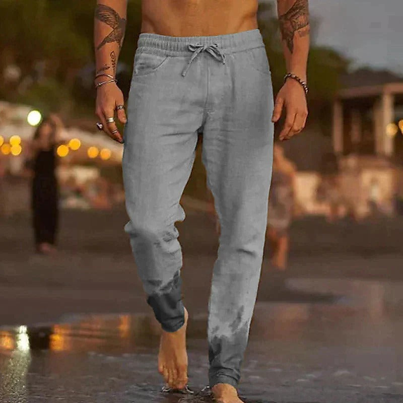 Stijlvolle Heren Linnen Broek - Comfort en Elegantie