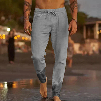 Stijlvolle Heren Linnen Broek - Comfort en Elegantie