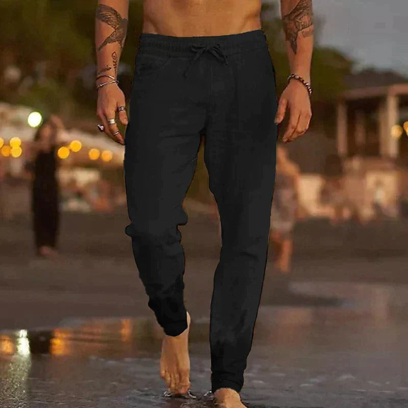 Stijlvolle Heren Linnen Broek - Comfort en Elegantie