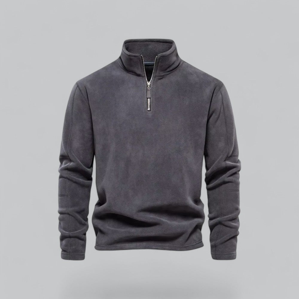 Noa | Essentiële fleece quarter zip softshell sweater