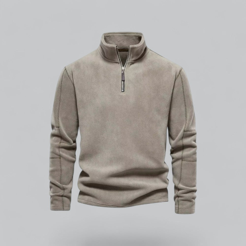 Noa | Essentiële fleece quarter zip softshell sweater