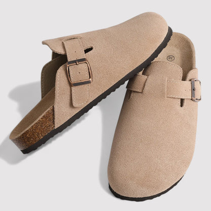 Suede dames Instappers