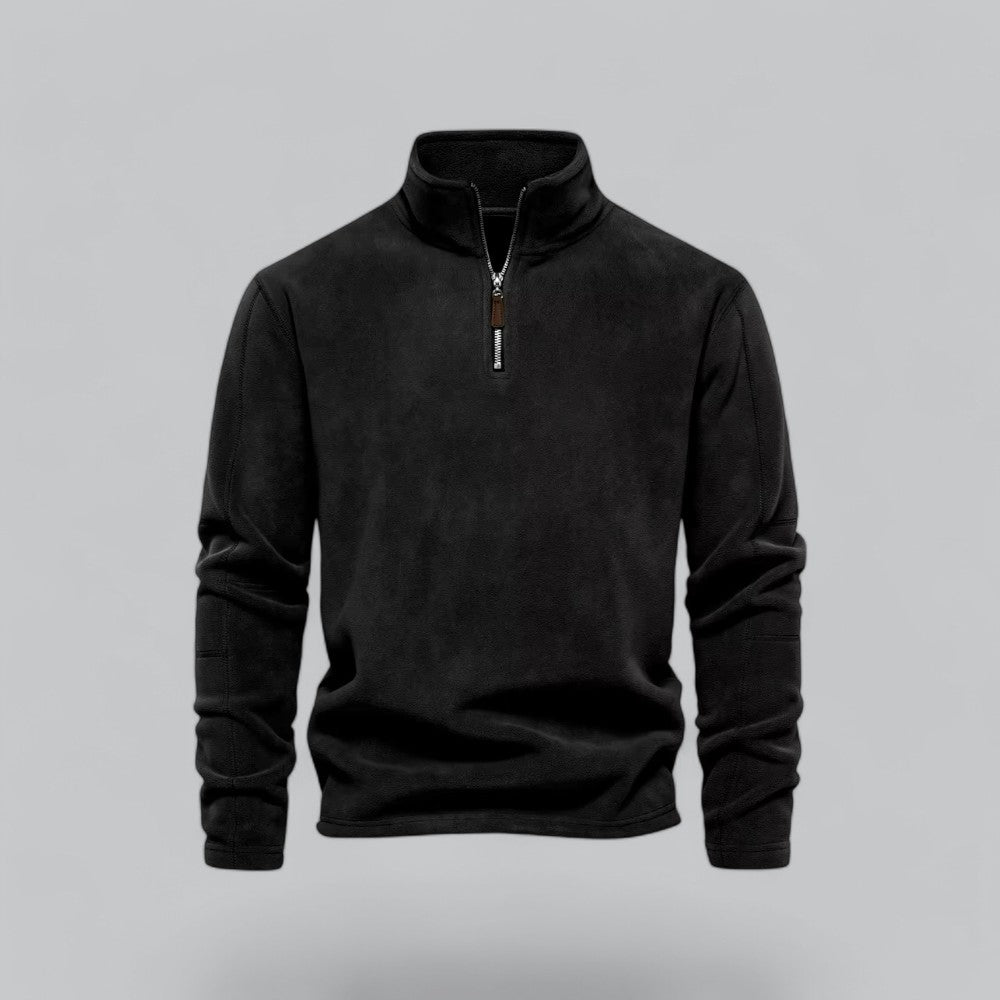 Noa | Essentiële fleece quarter zip softshell sweater