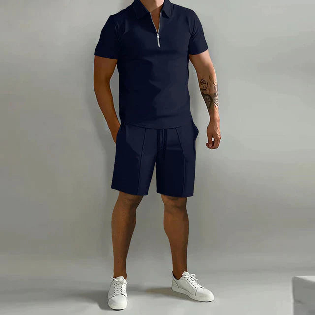 Stijlvolle Heren Polo en Korte Zomerset - Luuk