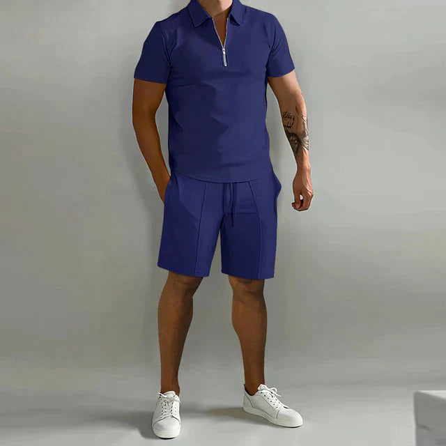 Stijlvolle Heren Polo en Korte Zomerset - Luuk