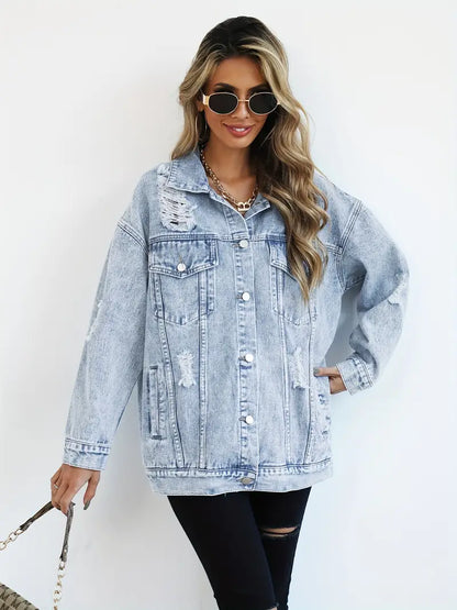 Emma | Stijlvol Oversized Spijkerjack