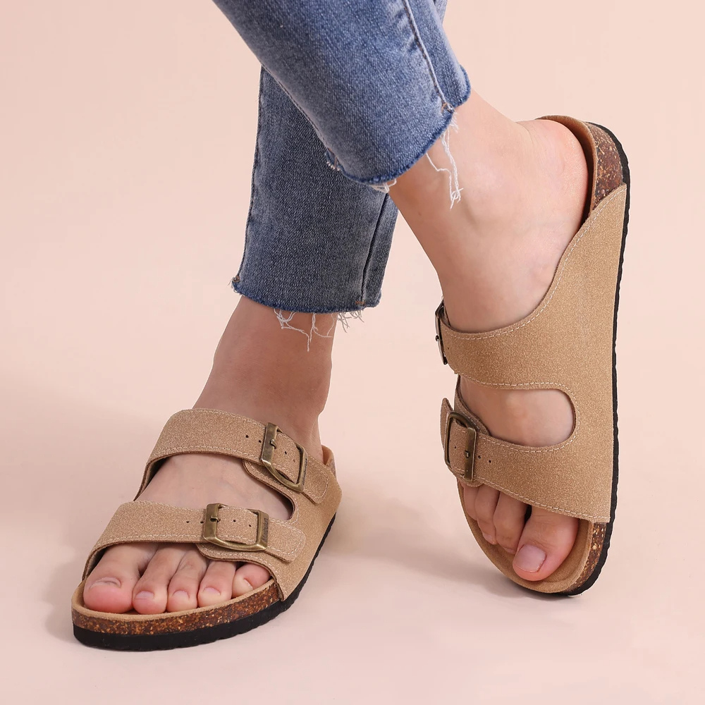 Faye | Stijlvolle Sandalen met Kurkvoetbed