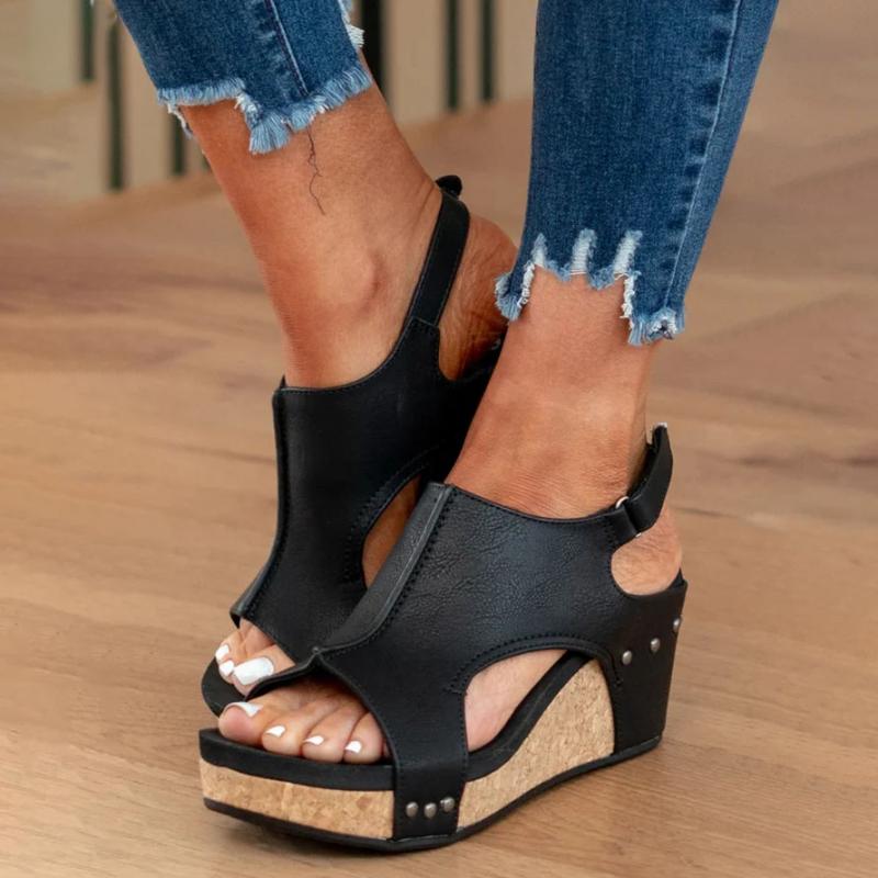 Femke | Stijlvolle Comfortabele Leren Damsandalen