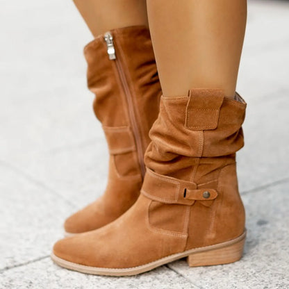 Nina | Stijlvolle en Comfortabele Suede Enkellaarsjes
