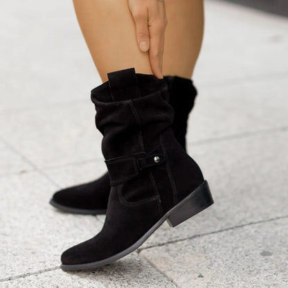 Nina | Stijlvolle en Comfortabele Suede Enkellaarsjes